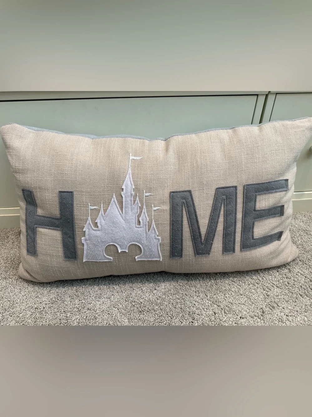 Disney Parks Home Castle Decorative Pillow